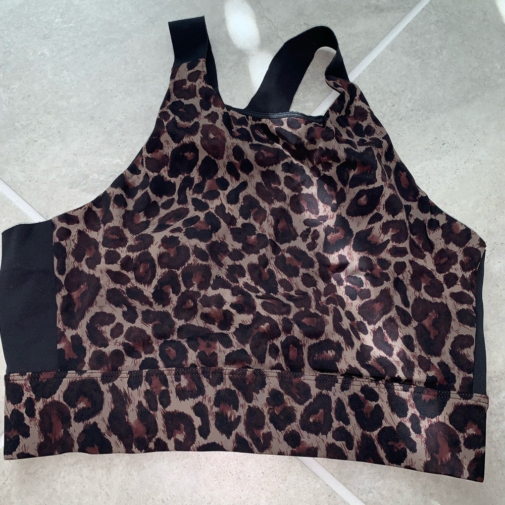 Varley leopard bra and legging set S - Picture 2 of 7